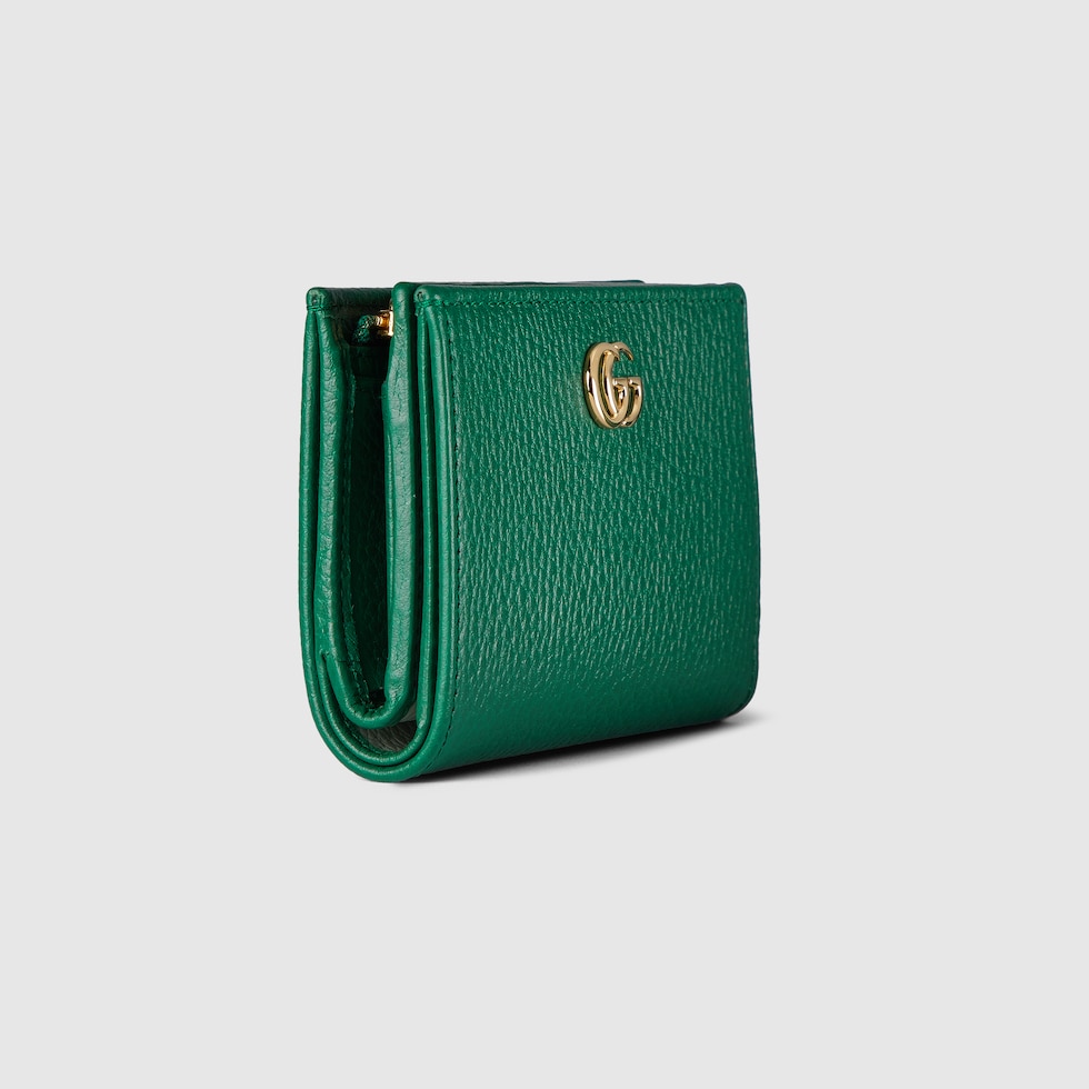 【希少グリーン】グッチ キャンバス レザー GGロゴ 2つ折り財布 GUCCI - 新品 グッチ GUCCI 2つ折り財布 GGキャンバス ベージュ