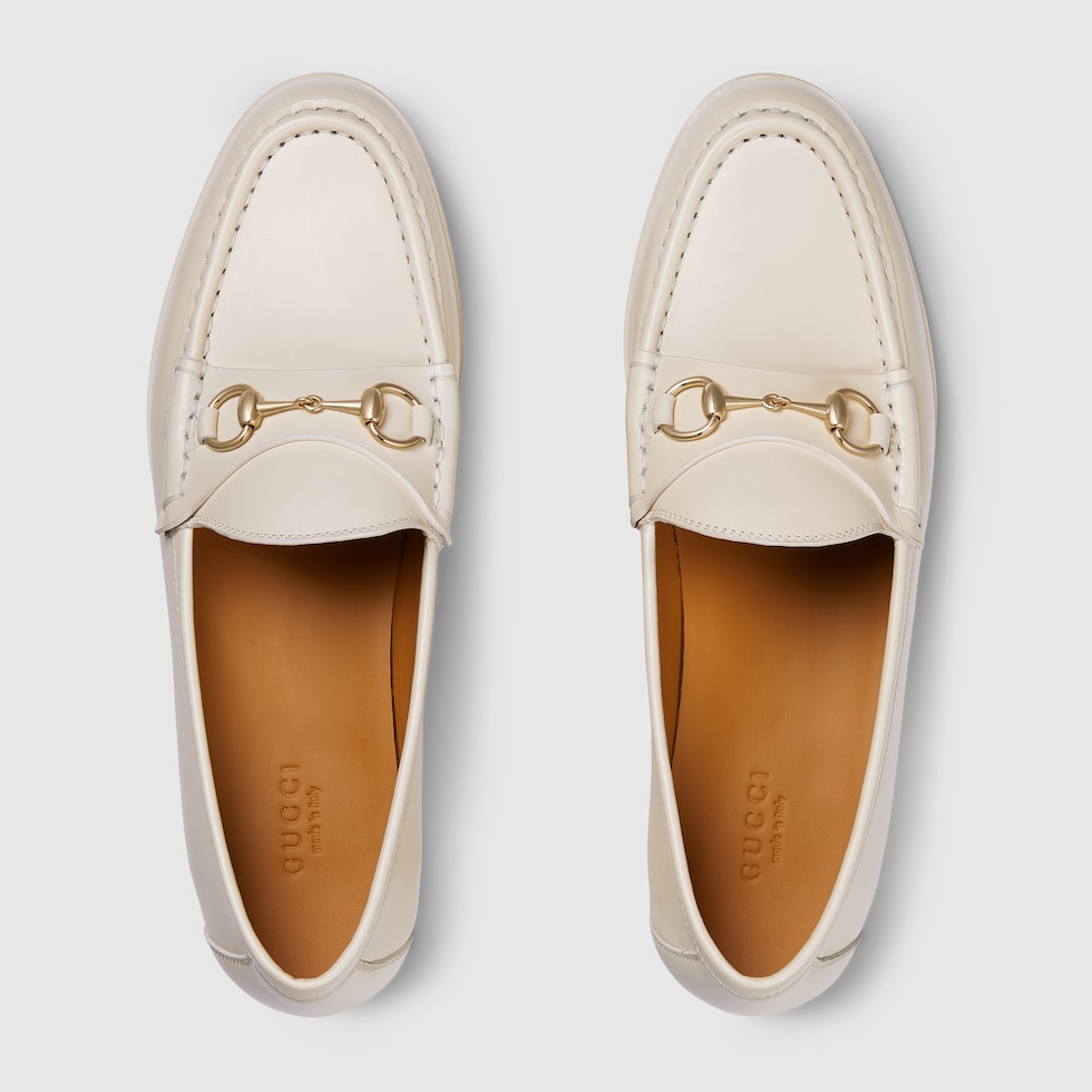 White gucci loafers womens shop