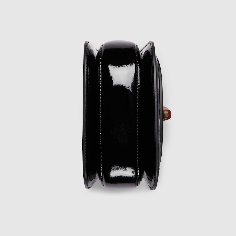 グッチ バンブー 1947〕ミニ トップハンドルバッグブラック