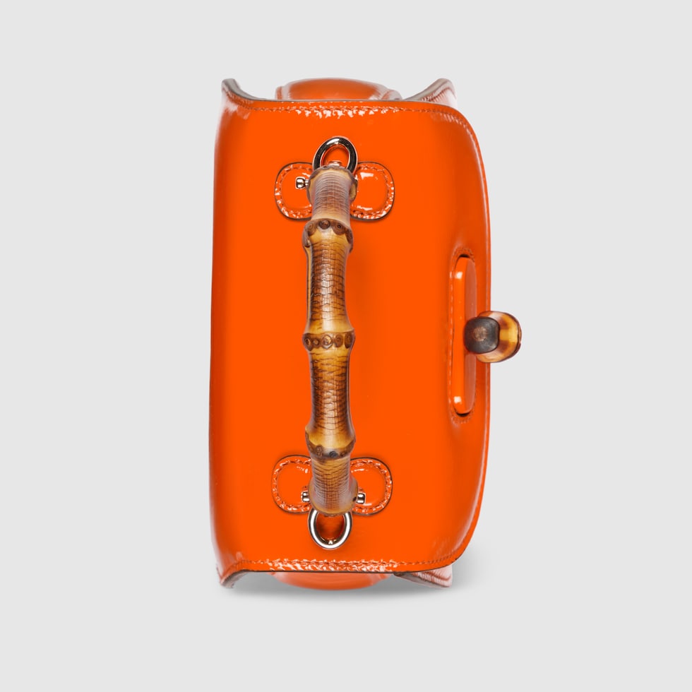 Bamboo handle drape bag／orange camel Bella Crossbody | Crossbody Handbags | Versatile Options