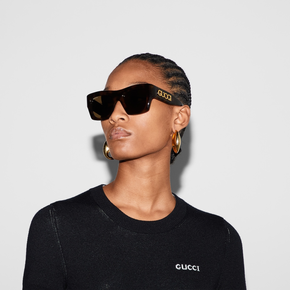 サングラス GUCCI SQUARE SUNGLASSES Gucci Sustainability 53MM Square Sunglasses | Saks Fifth Avenue