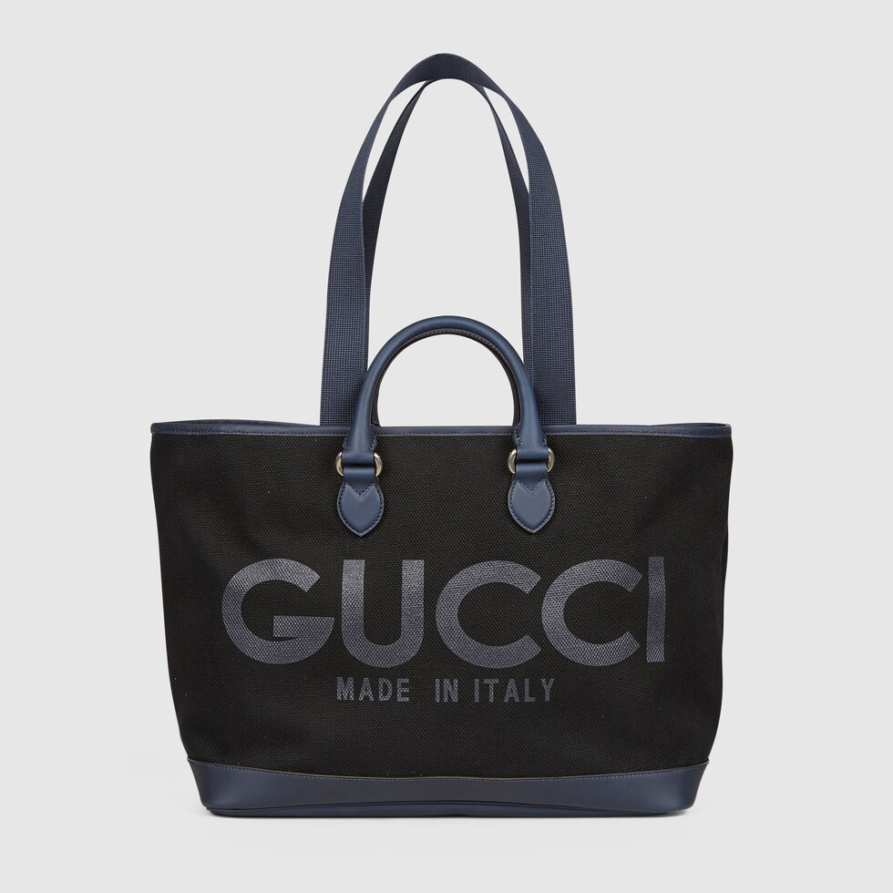 Borsa gucci shopper nera sales