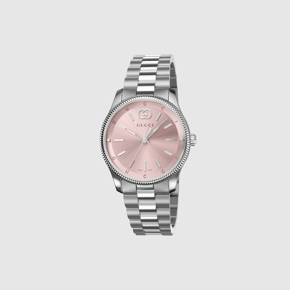 Womens silver gucci discount watch