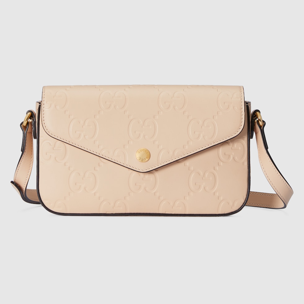 GG super mini shoulder bag in light beige leather GUCCI Canada