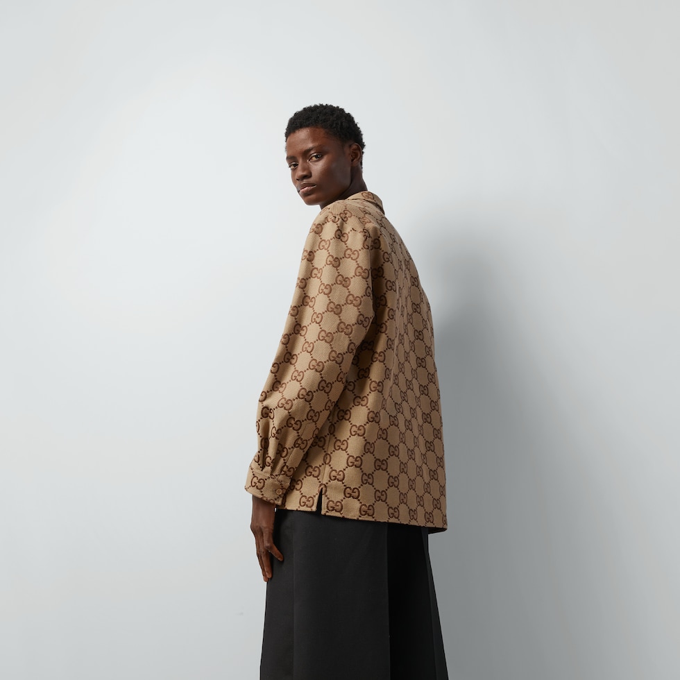 グッチ メンズ ウェアマキシ GGキャンバス シャツ | GUCCI® JP