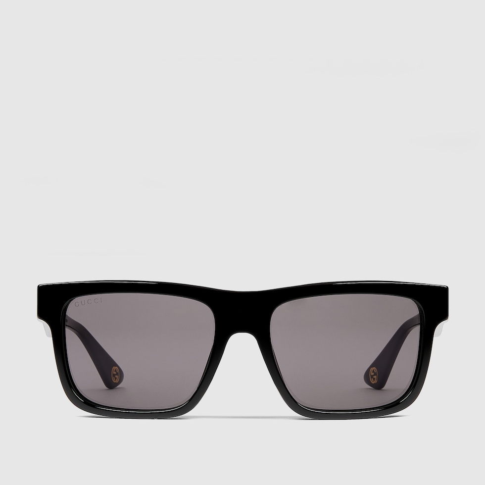 Gucci men's store square frame sunglasses