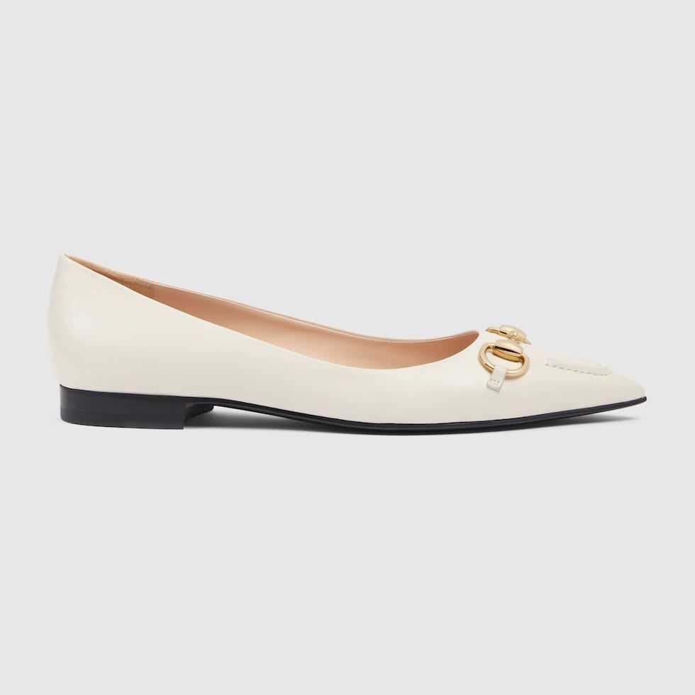 Gucci web bow flats sale