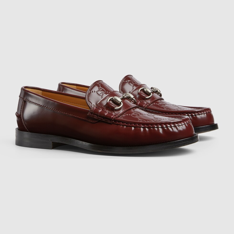 Gucci red moccasins shop