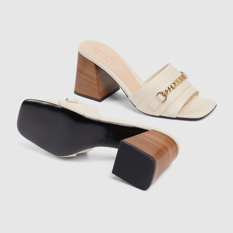 Gucci Signoria Slide Sandal Leather
