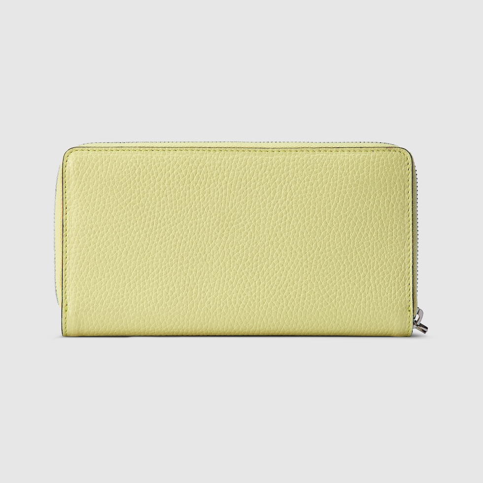 日本限定 GUCCI ロゴ ジップアラウンドウォレット ・ライム