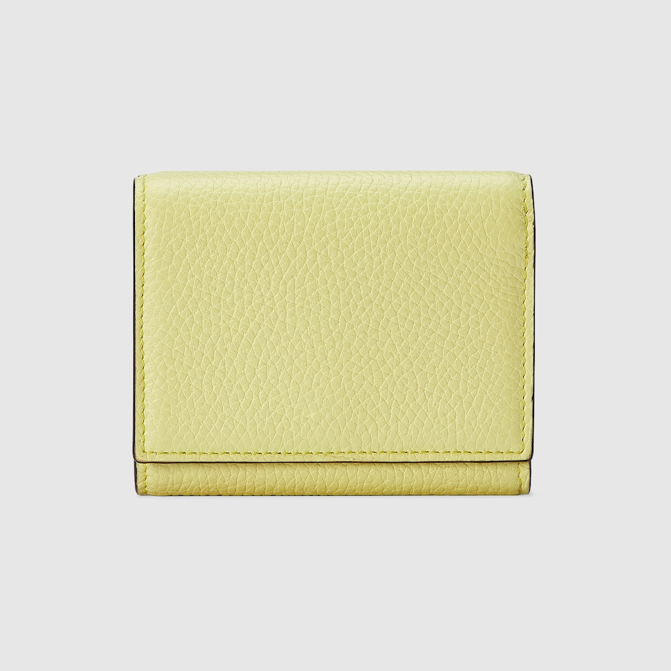 【財運アップ・グリーン】グッチ　財布　二つ折財布　GG柄　シマレザー　ロゴ GUCCI グッチ財布 二つ折り財布 札入れ 小銭入れなし メンズ GG
