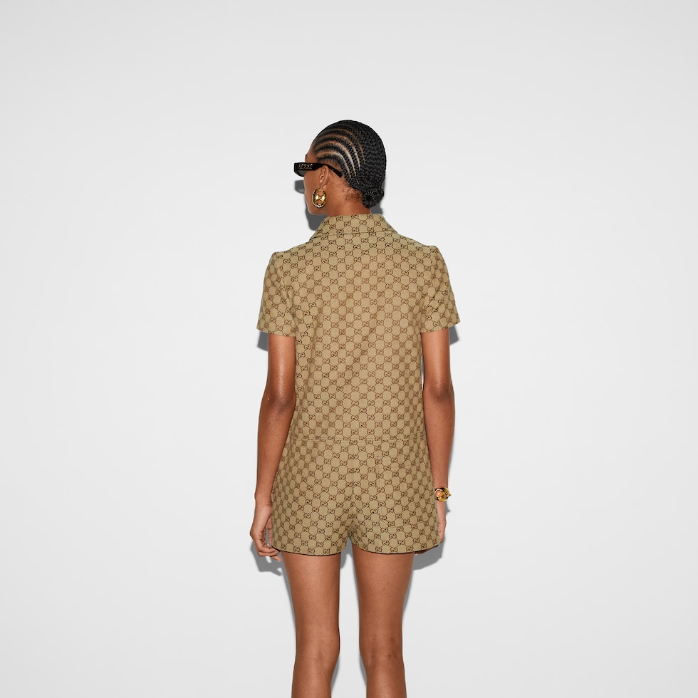 【最終値下げ】GUCCI グッチ　ベルテッドジャンプスーツ 最終値下げ】GUCCI グッチ ベルテッドジャンプスーツ