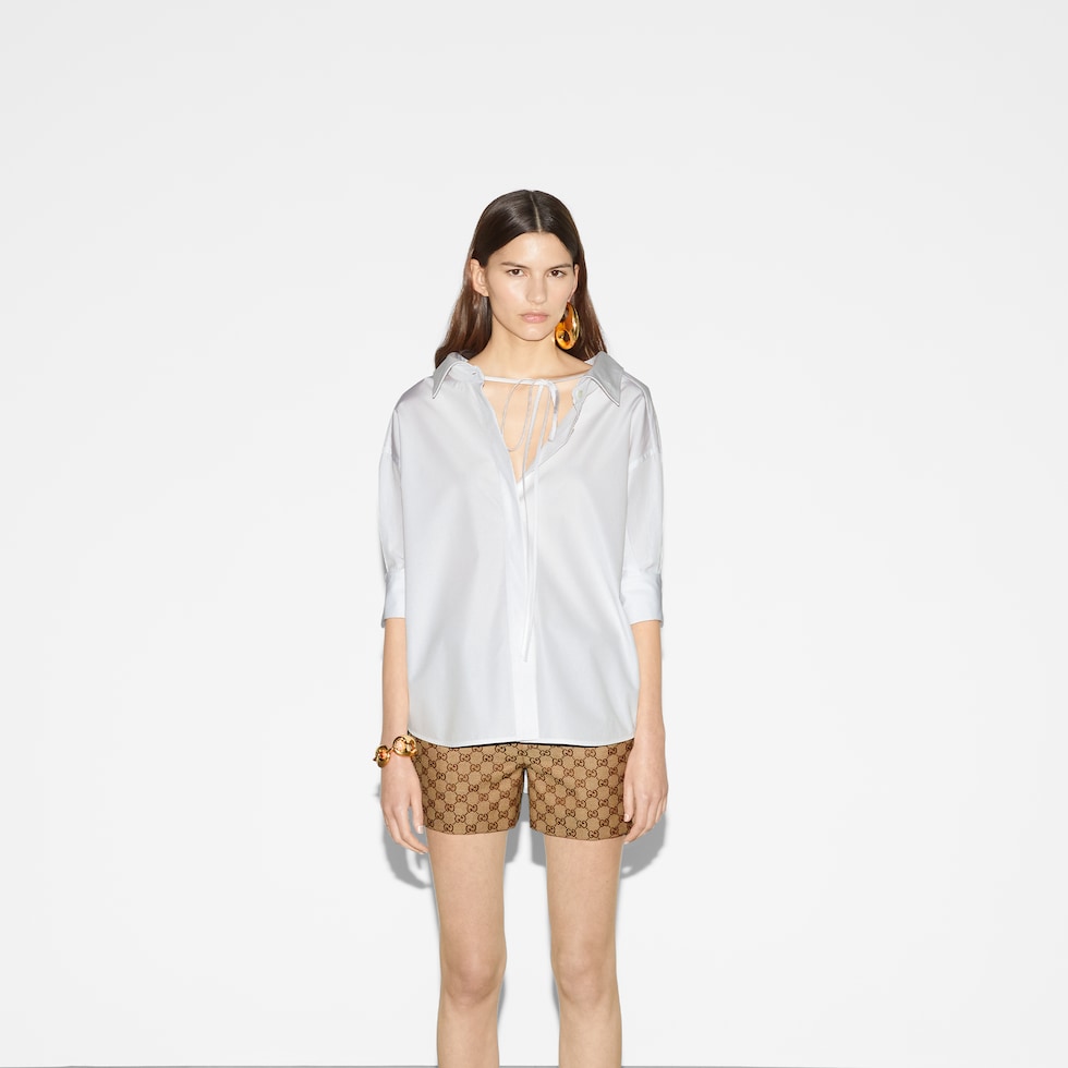 ブラウス シャツ SOFT COTTON POPLIN SHIRT レディース 781712_ZAQMO_9000_005_100_0000