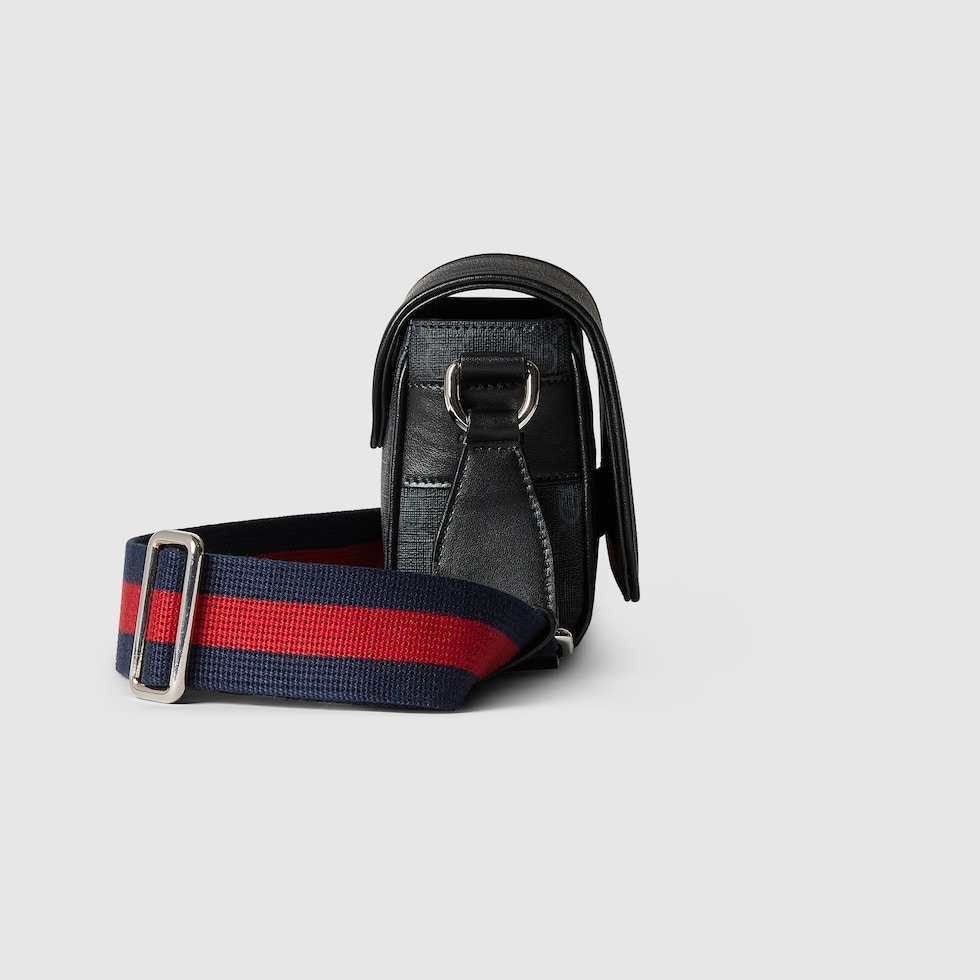 GG Black mini bag in black GG Supreme canvas | GUCCI® US