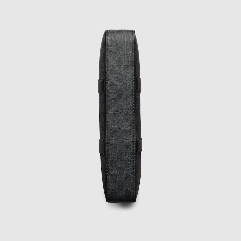 Medium GG tote in black GG Supreme canvas | GUCCI® US