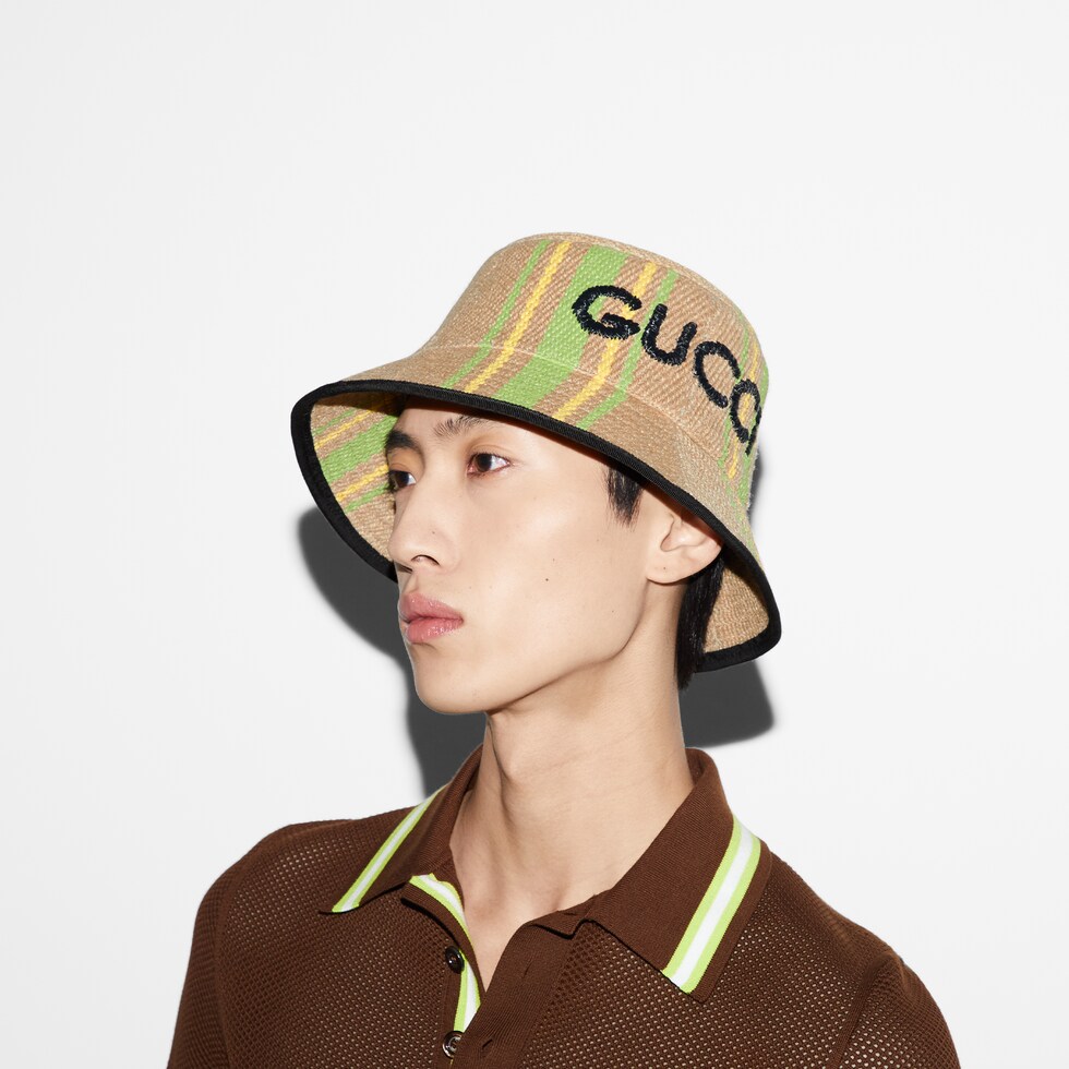 Juta bucket hat in natural | GUCCI® US