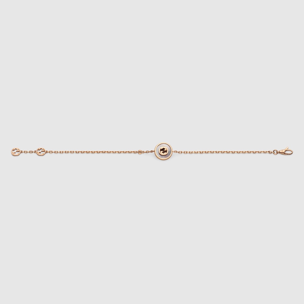 Gucci ゴールド ブレスレットウォッチ 1800 L Gucci Link to Love〕18K ブレスレット18K イエローゴールド