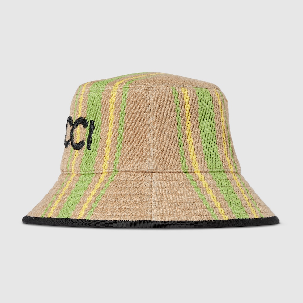 Juta bucket hat in natural | GUCCI® US