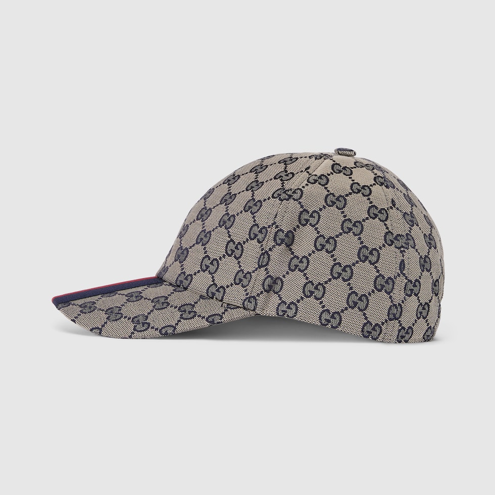 Original GG baseball hat in beige and blue | GUCCI® US