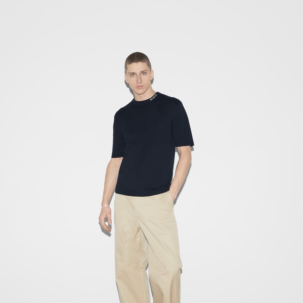 GUCCI Tシャツ　10 国内即発*グッチ*GUCCIロゴ ウォッシュドオーバーサイズ Tシャツ