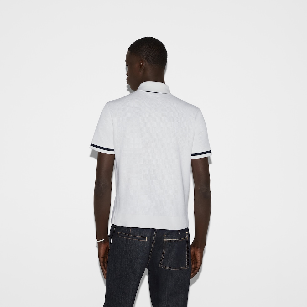 【未使用タグ付き】Leinwande Intarsia Knitted Polo LEINWANDE】Blocking Intarsia Polo – ONENESS ONLINE STORE