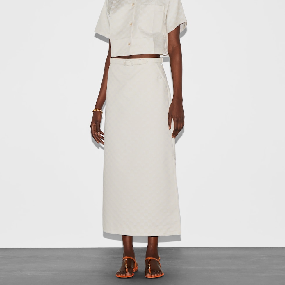 スカート GUCCI LONG COTTON SKIRT 788911_ZAQUO_2312_003_100_0000