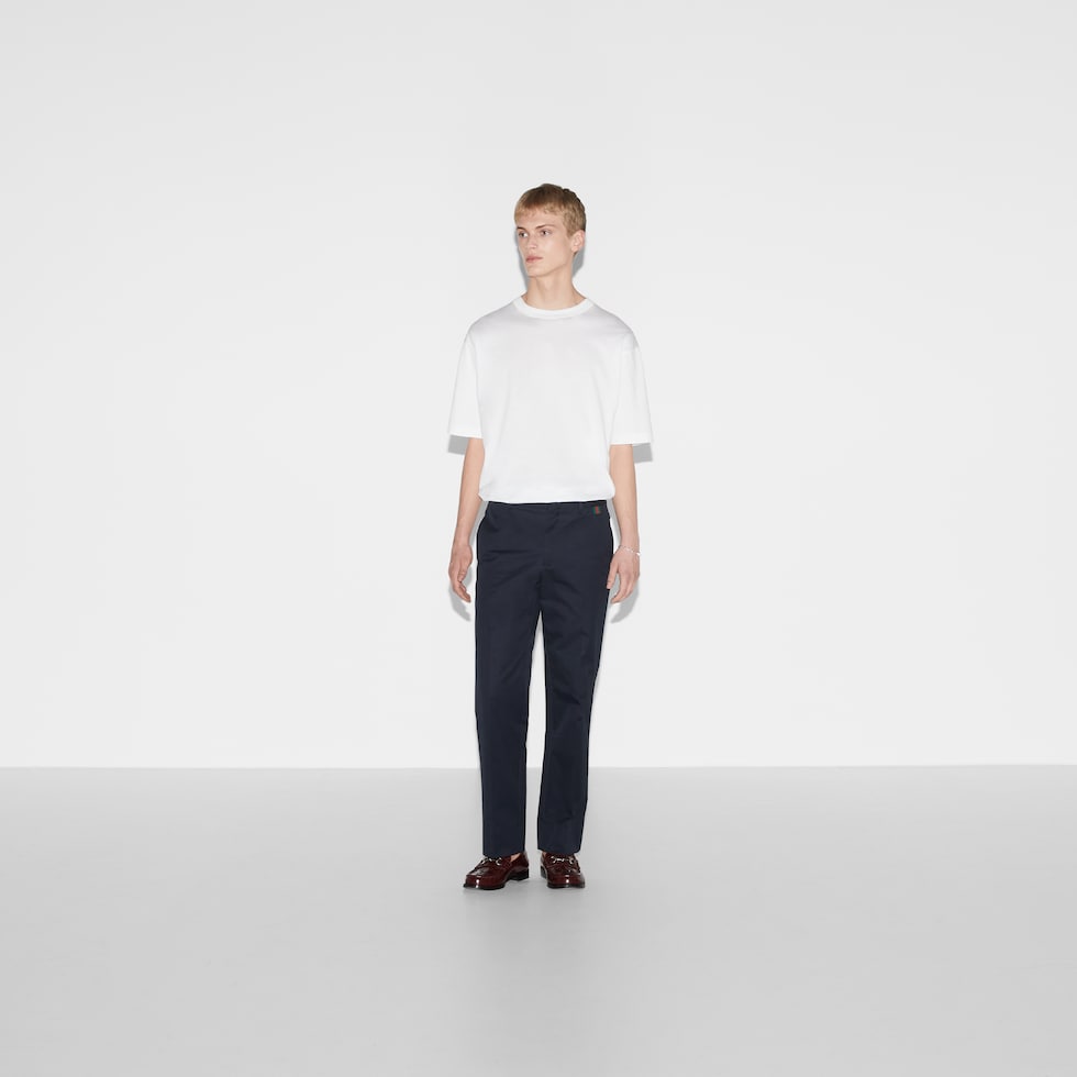 GUCCI ネイビーストライプスラックス 790516_ZAQH5_4440_013_100_0000