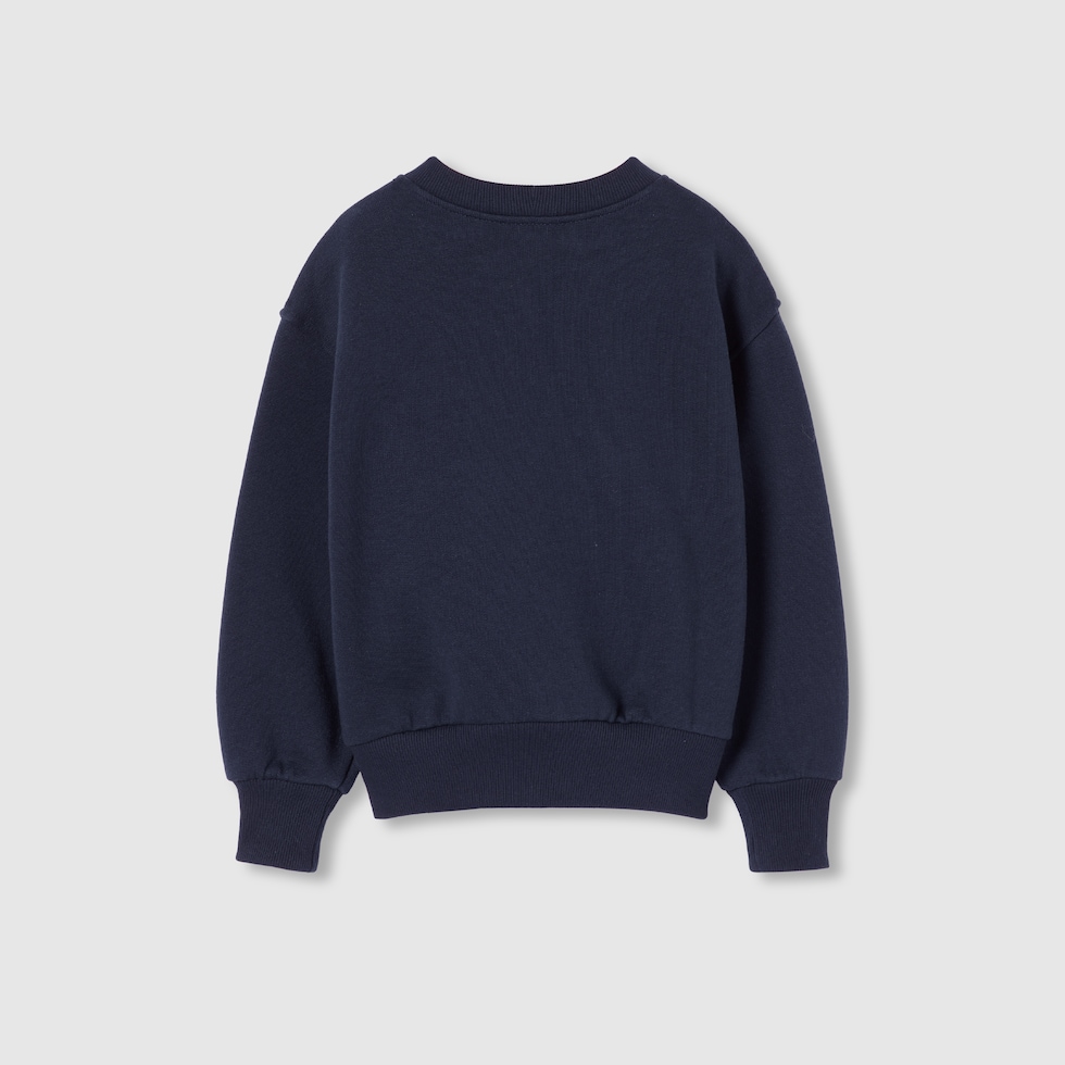 Blue gucci sweatshirt hotsell