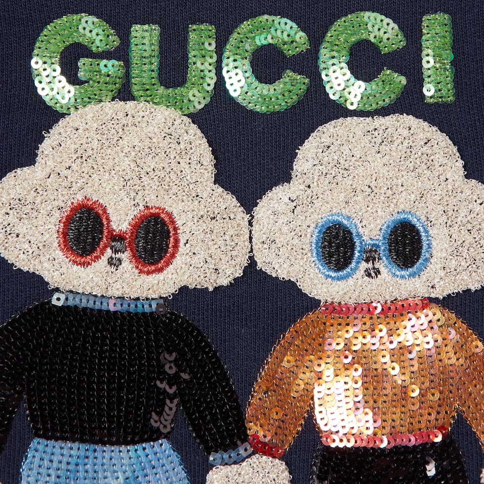 Gucci children's sweatshirt with leopards best sale