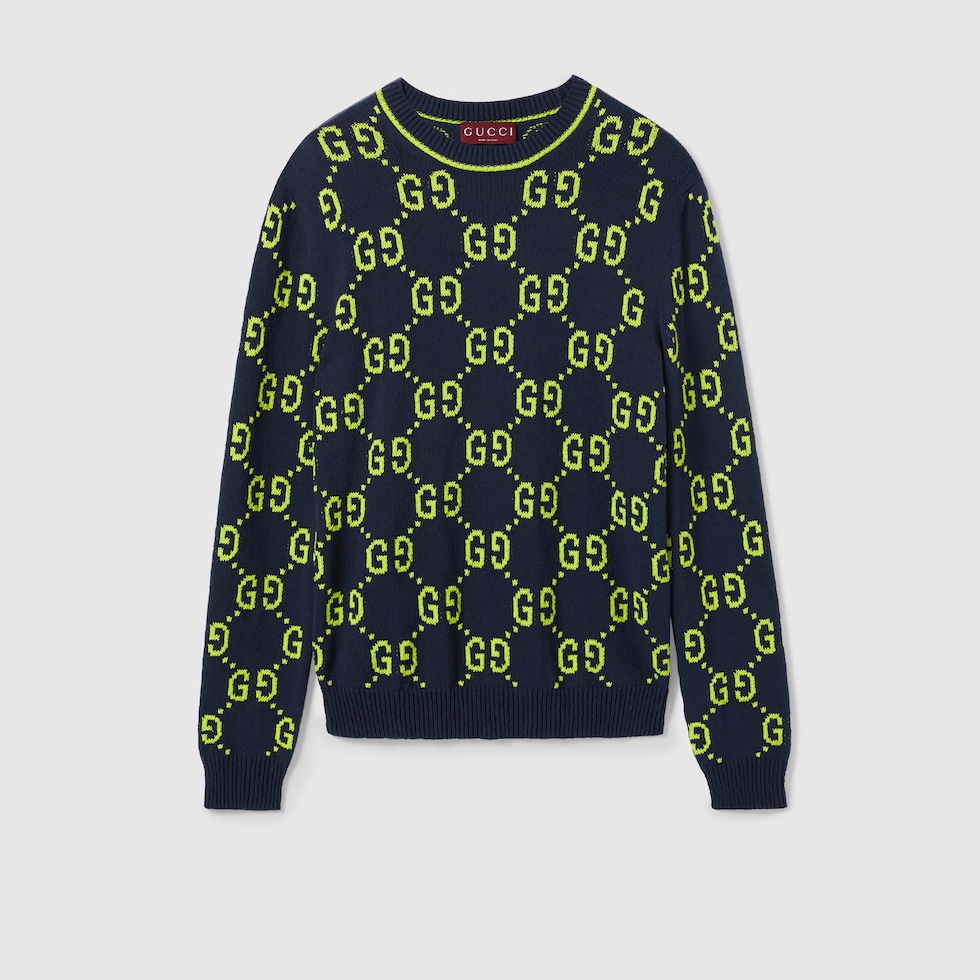 Gucci sweater logo hotsell