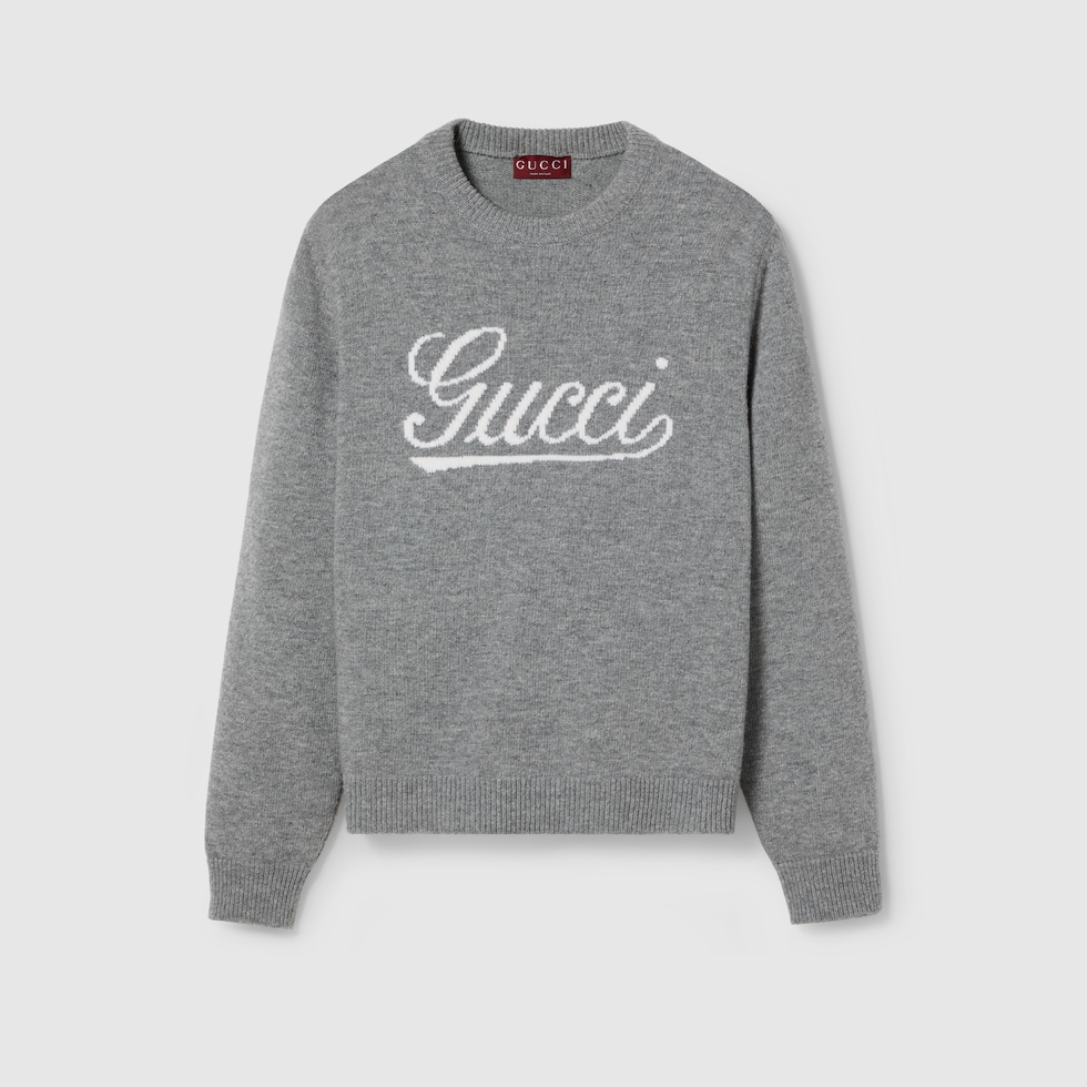 Gucci ニット美品 GUCCI Crystal-embellished Fair Isle wool-blend sweater | NET-A-PORTER