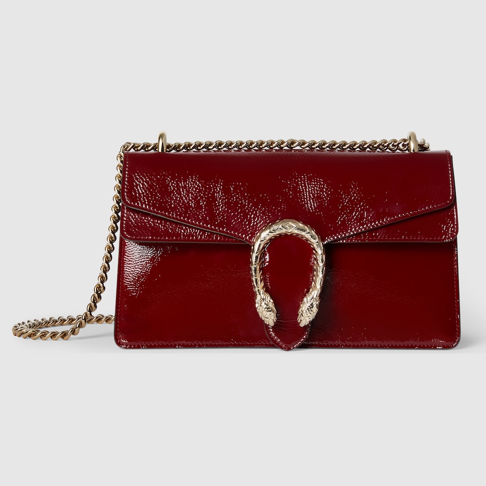 Dionysus medium shoulder bag in brown GG suede | GUCCI® US