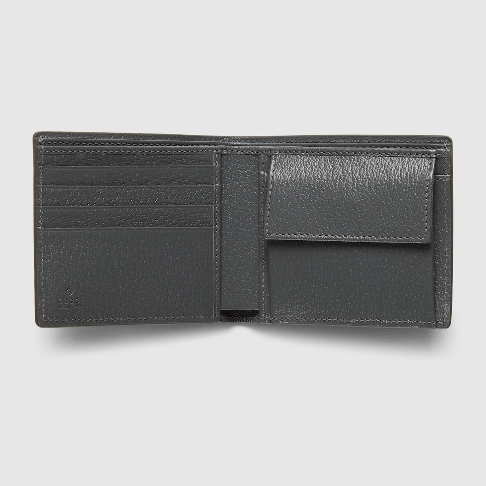 GUCCI 長財布 グレー ブラック キャンバス GUCCI グレー キャンバス 長財布
