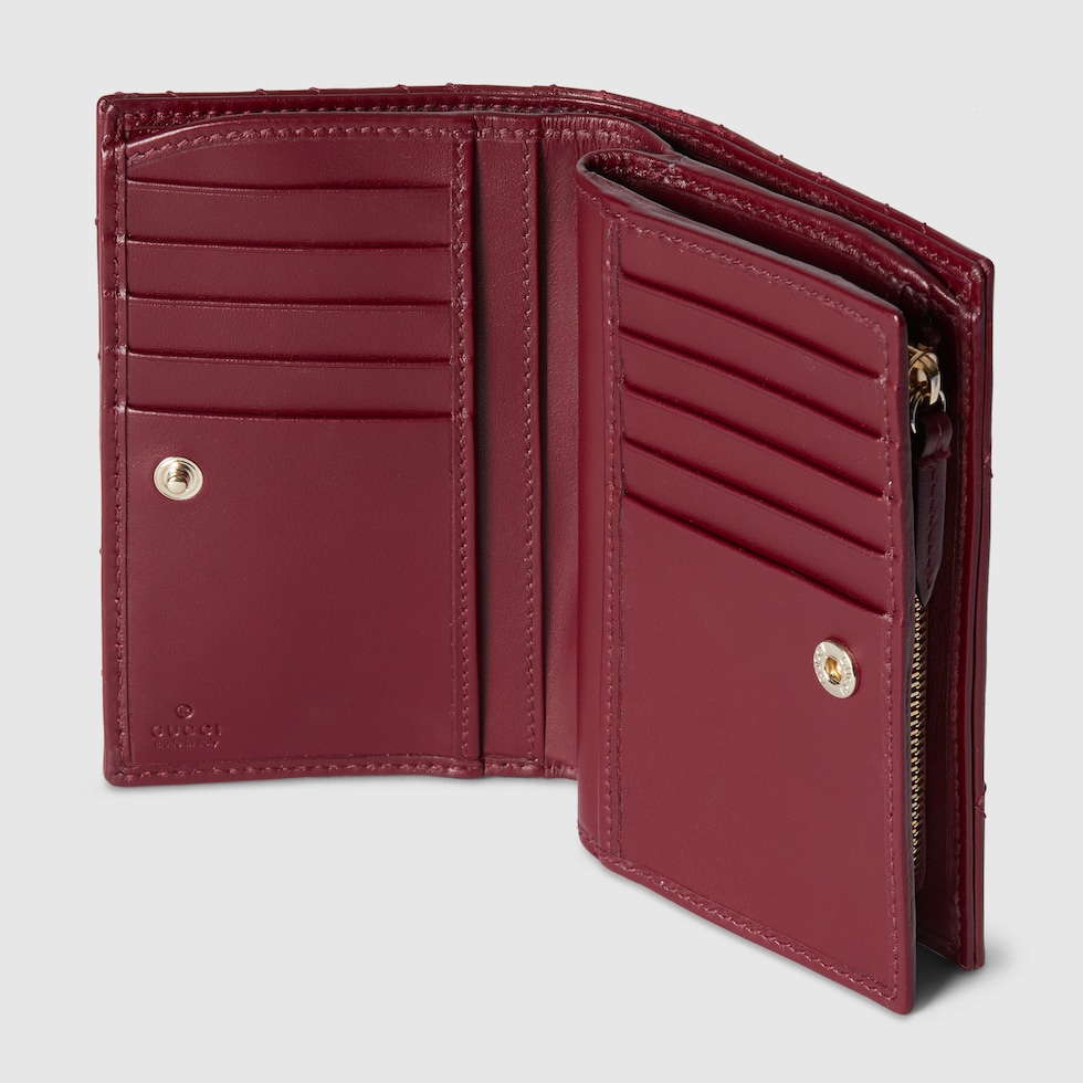 グッチアンコラレッドウォレットレザーレディース 781583_DTDHV_6207_008_090_0000