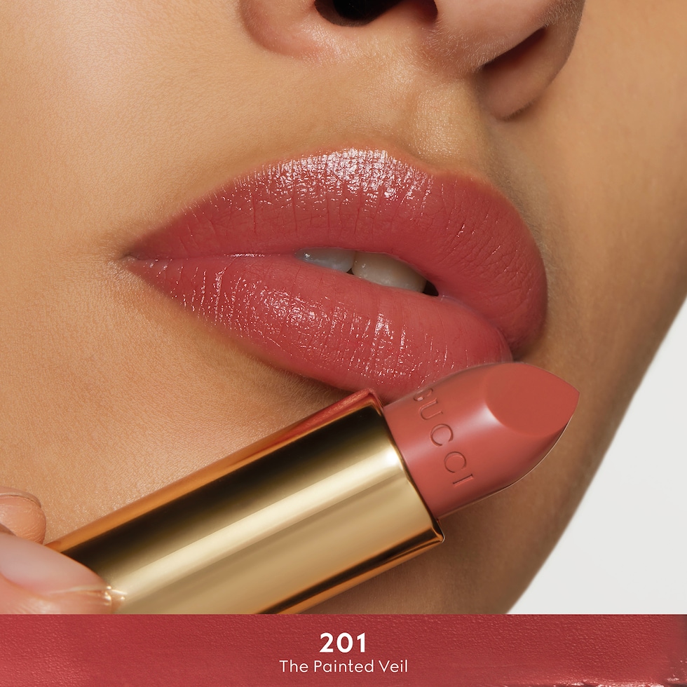 201 The Painted Veil, Rouge à Lèvres Voile en 201 The Painted Veil | GUCCI®  FR