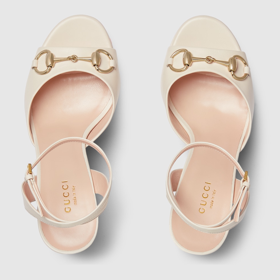 GUCCI グッチ 742435 ラバー プラットフォーム ホースビット