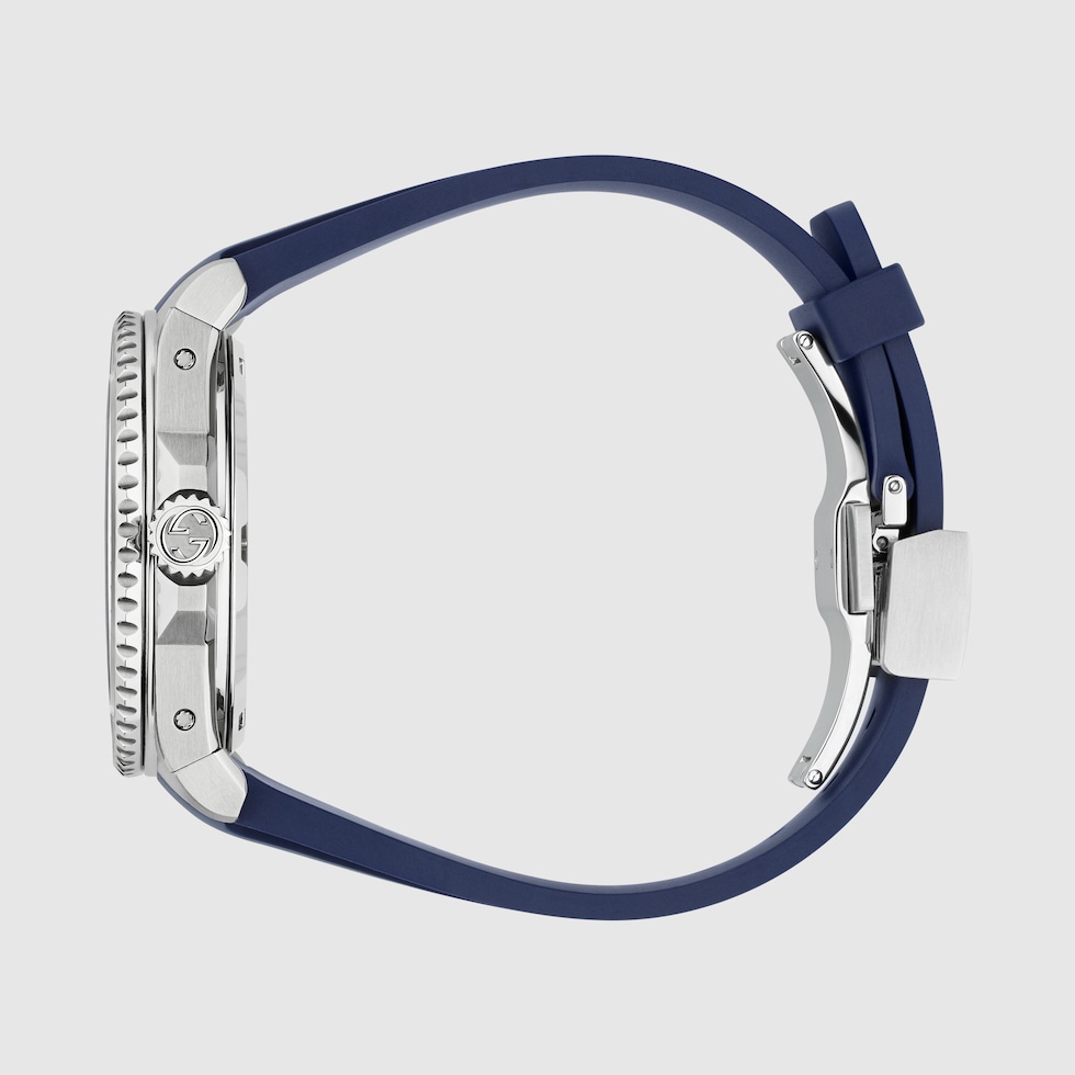 グッチ ダイヴ〕ウォッチ（40 mm）ブルー クリアラバー | GUCCI公式