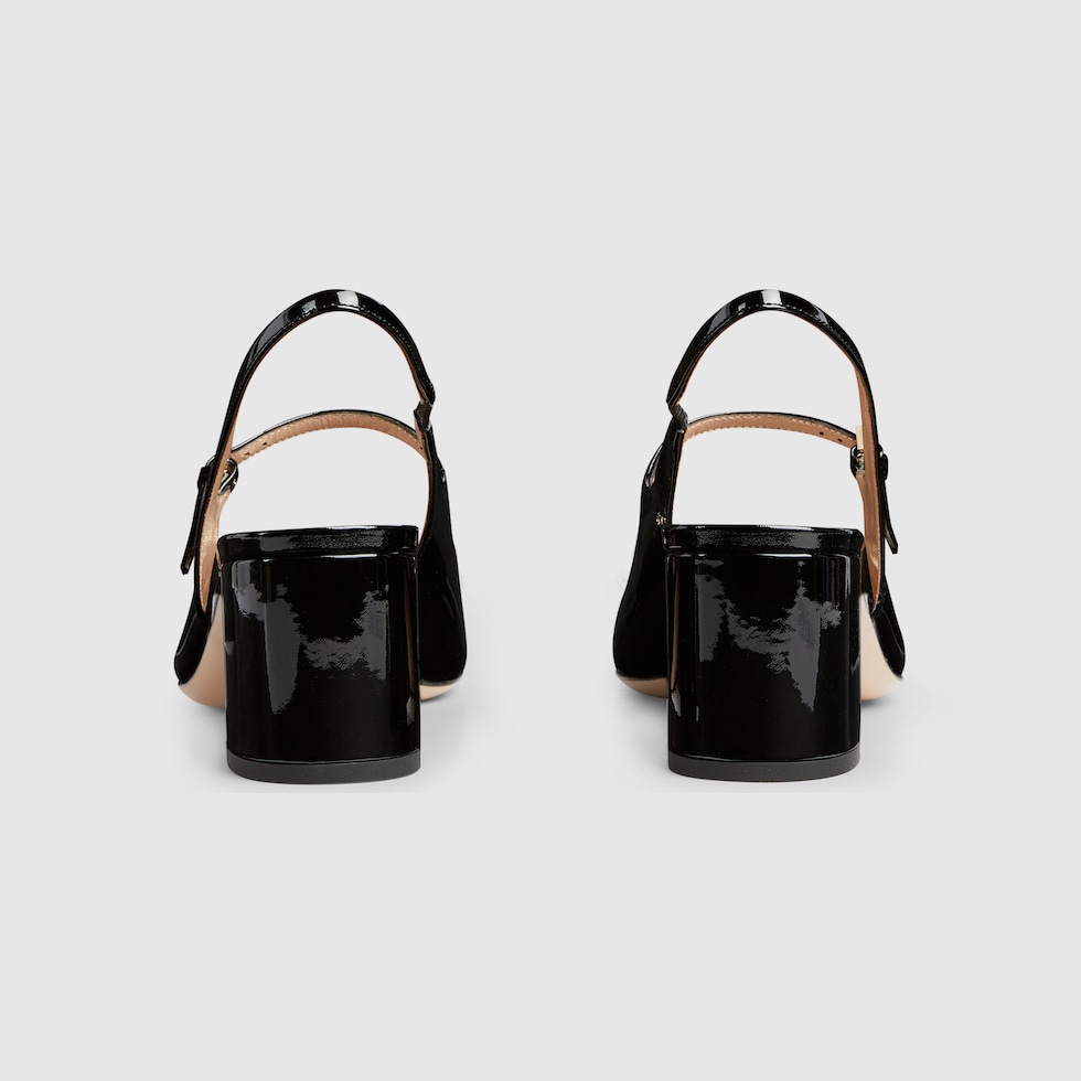 Women's Horsebit pump in black patent leather | GUCCI® US