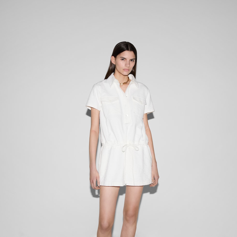 ワンピース GUCCI G RHOMBI LAM? JACQUARD DRESS 16365981_59918810_1000.jpg