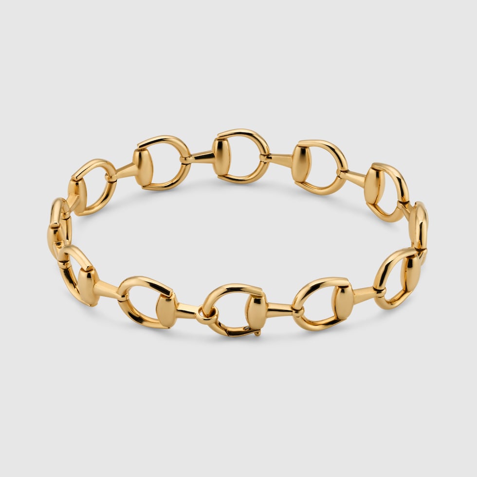 18k Horsebit bracelet in 18k yellow gold GUCCI GR