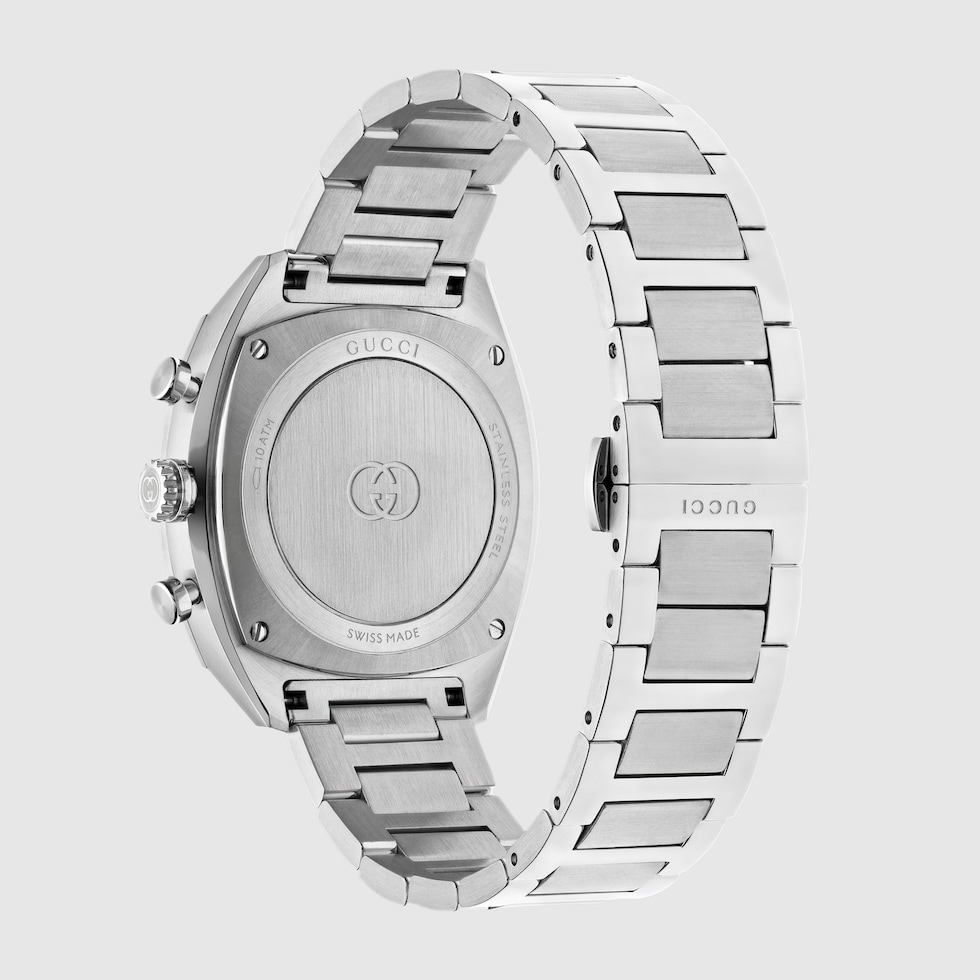 GUCCI 1500 Gold Bracelet & Black Dial Women's Quartz Watch