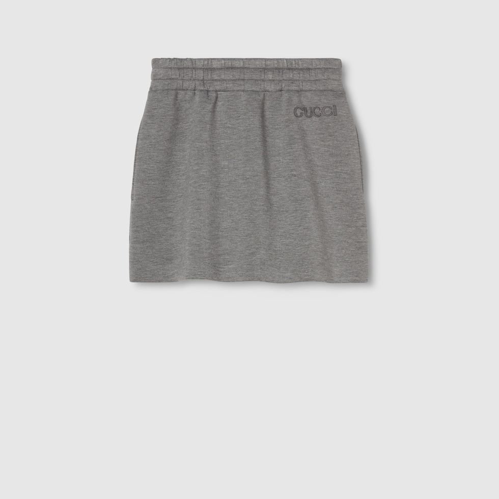 【GUCCI】Printed Cotton Mini Skirt Gucci Printed Cotton-Twill Mini Skirt in Red | Lyst
