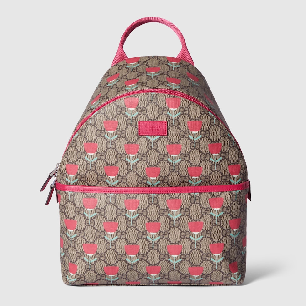 Gucci backpack flower sale