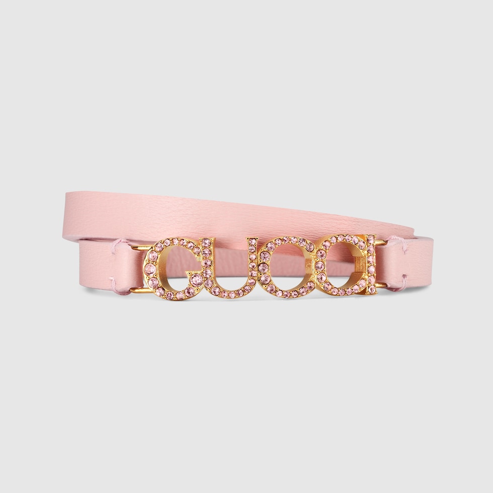 Bracciale gucci pelle hotsell