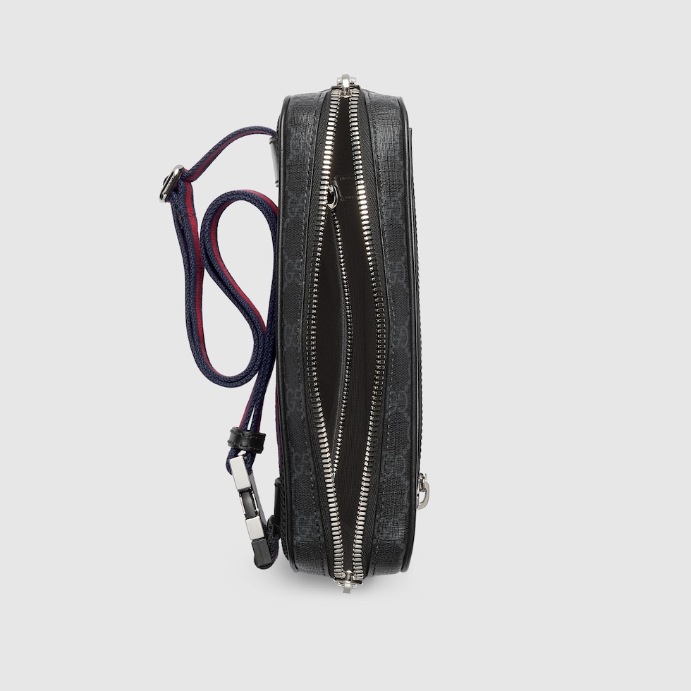 GG Black small belt bag in black GG Supreme | GUCCI® US