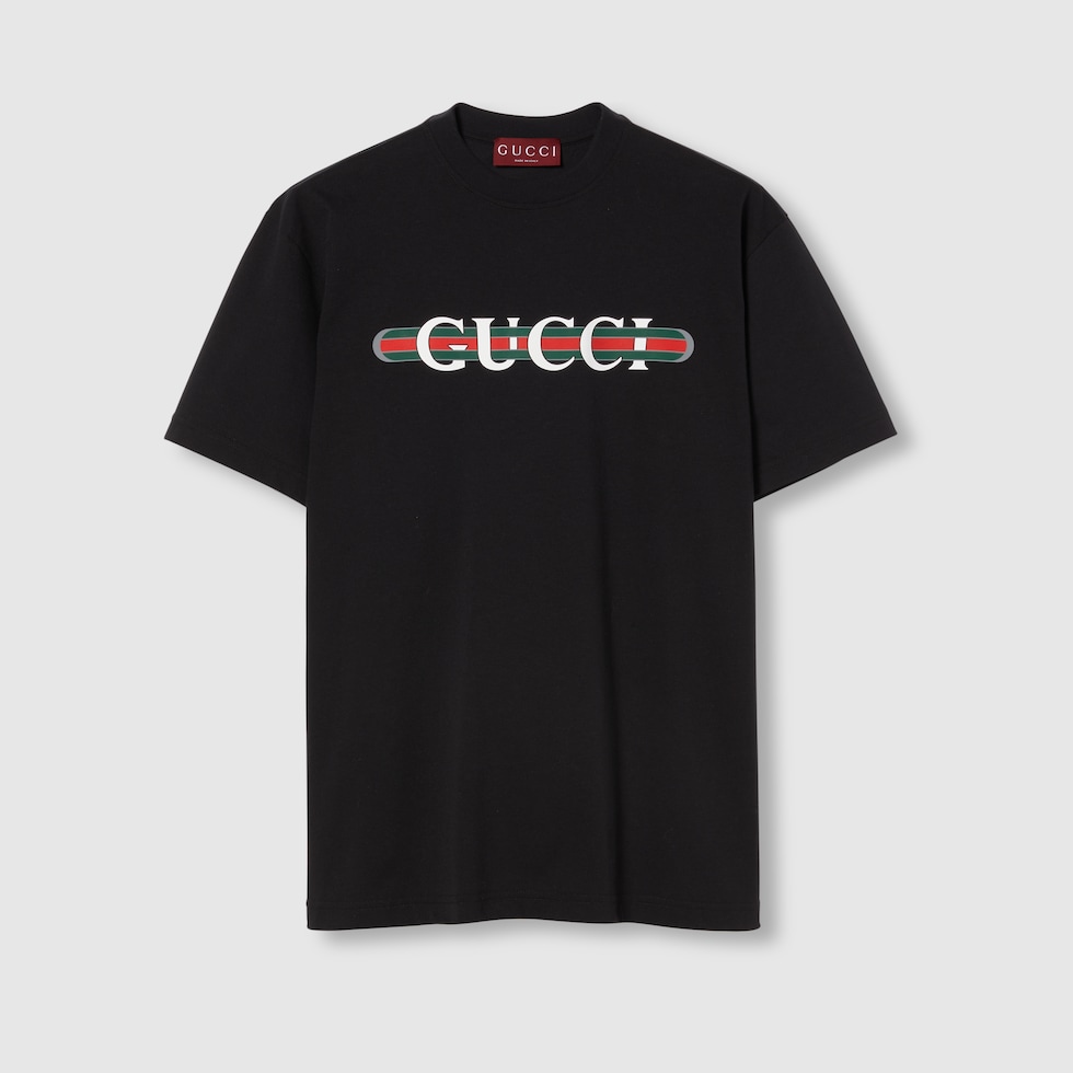 【国内発送★GUCCI】“GUCCI WOOF WOOF” コットン Tシャツ Gucci Woof Woof' Print Cotton T-Shirt Ready-To-Wear - White
