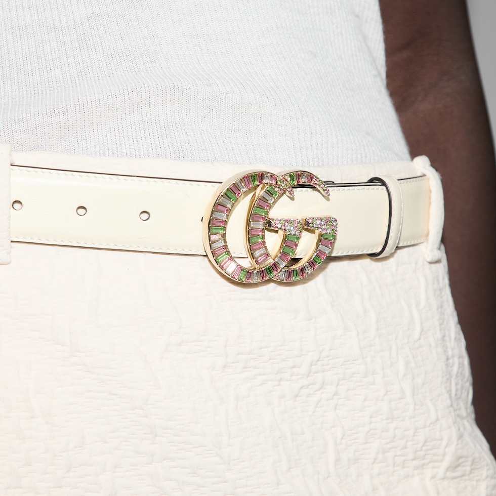 Gucci belt with crystals online