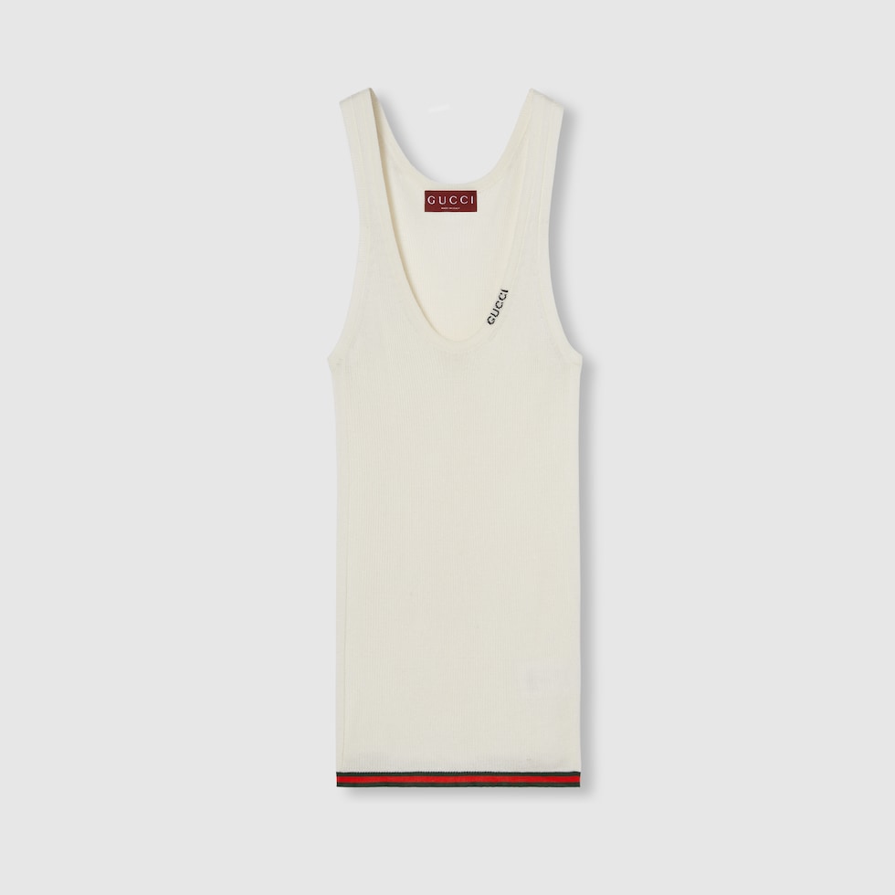 NWT Gucci tank top silk combo good 38/XS $500+