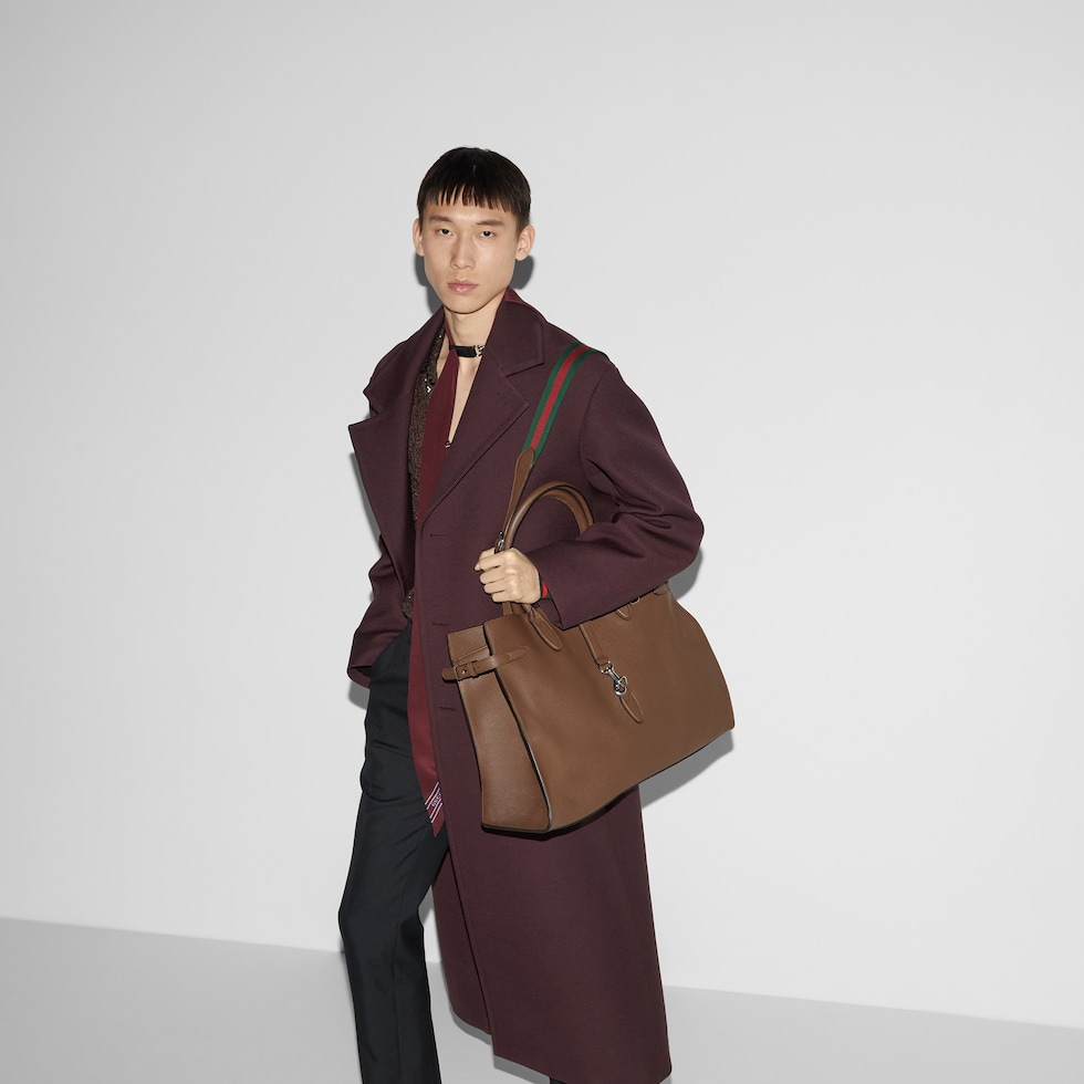 GUCCI グッチ トートバッグ ベージュx茶(総柄) - 4500425J0077 GUCCI - GUCCI グッチ トートバッグ ベージュ 【古着】【中古