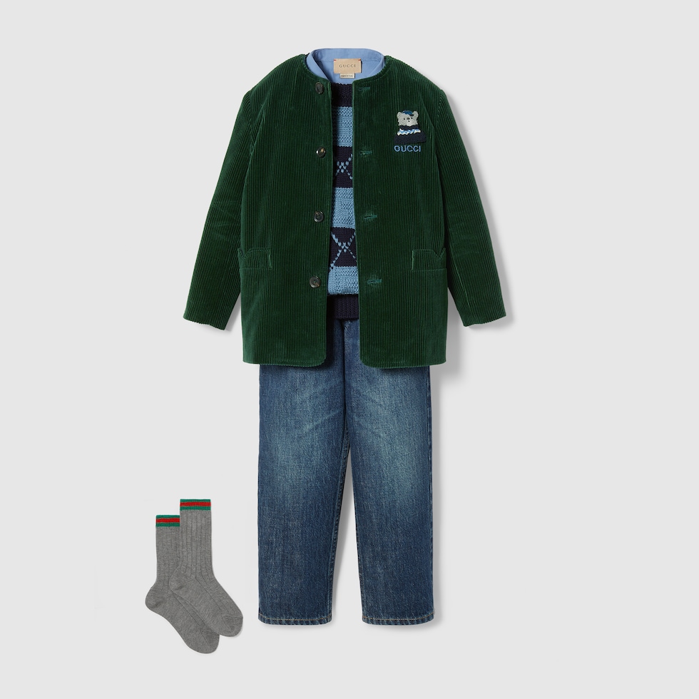 Gucci corduroy jacket discount
